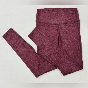 Athleta - Women’s Burgundy Heather Leggings - Size XXS